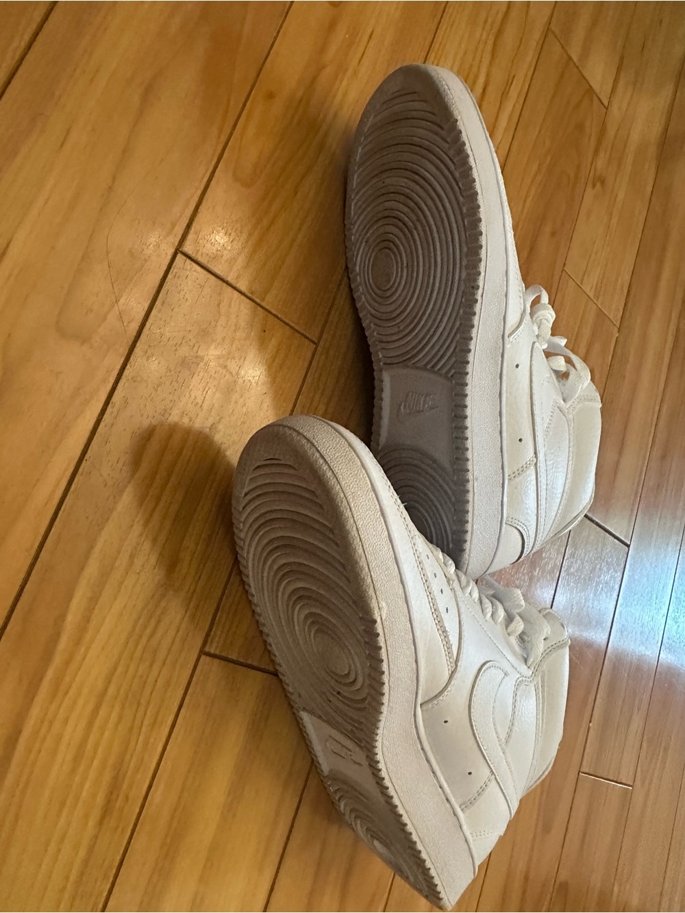 Nike White High-Top Sneakers - Picture 3 of 4